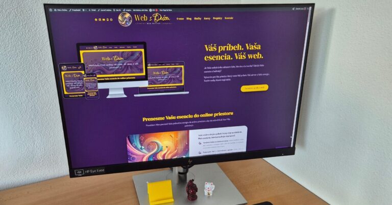 ilustračný obrázok homepage Web s Dušou