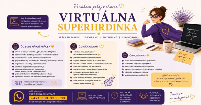 Ilustrácia virtuálnej superhrdinky, ktorá s nadhľadom poukazuje na to, že AI marketing sám o sebe nestačí na odhalenie jedinečnosti podnikania.